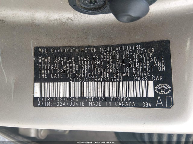 Toyota Corolla Le