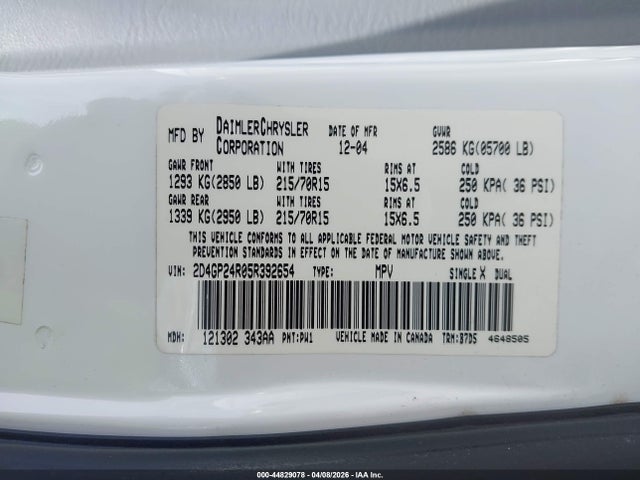 Dodge Grand Caravan Se