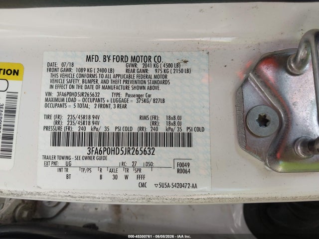 Ford Fusion Se
