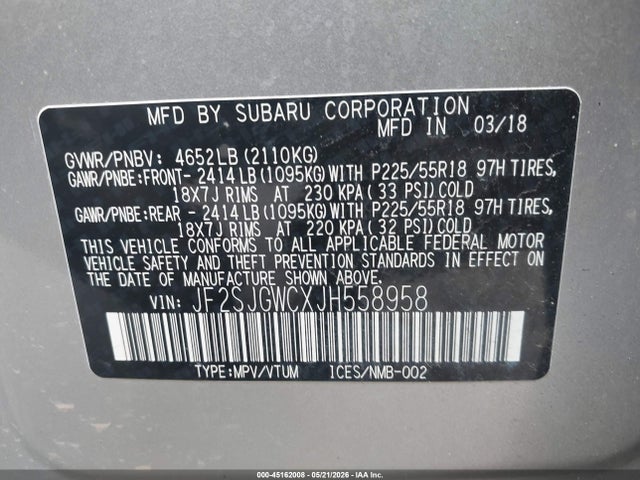 Subaru Forester 2.0xt Touring