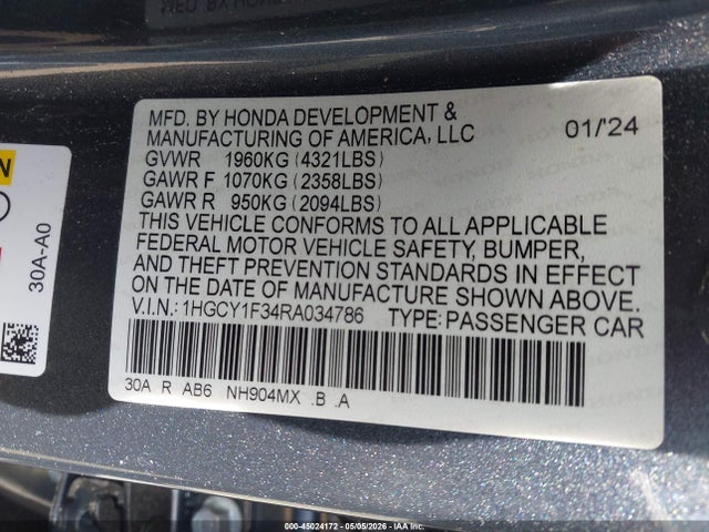 Honda Accord Ex