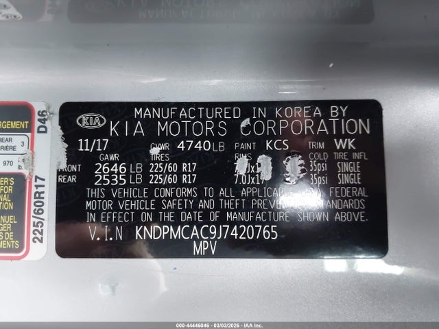 Kia Sportage Lx