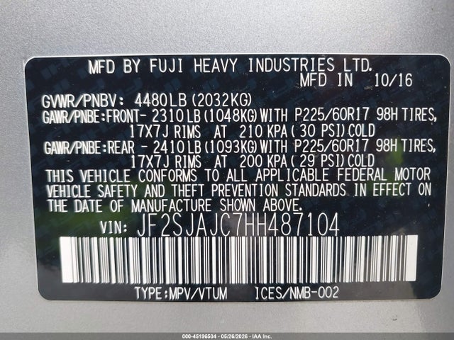 Subaru Forester 2.5i Limited