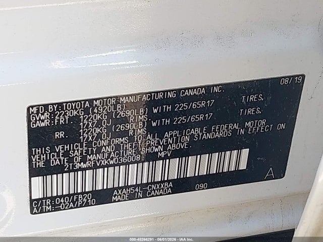 Toyota RAV4 Le