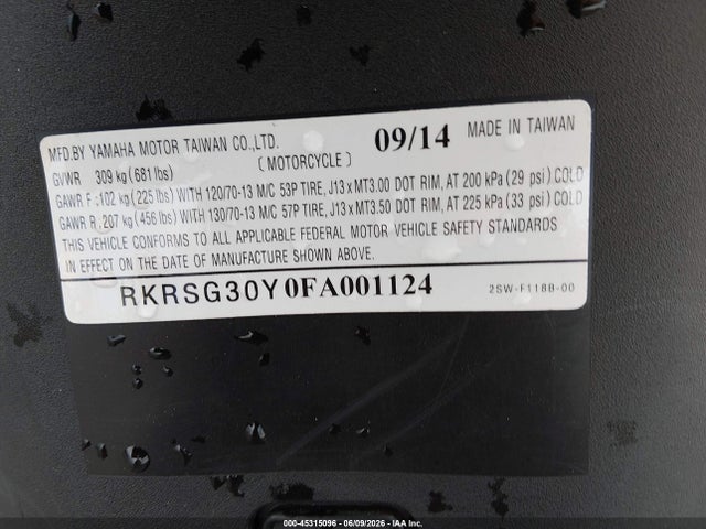 Yamaha Xc155
