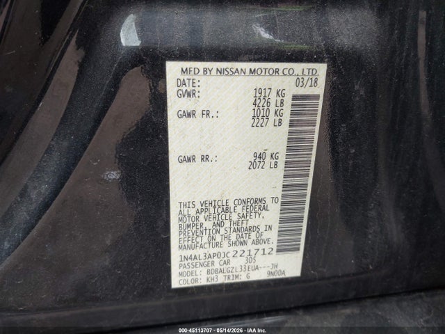 Nissan Altima 2.5 S