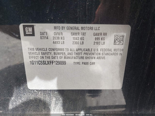 Chevrolet Malibu 1lt