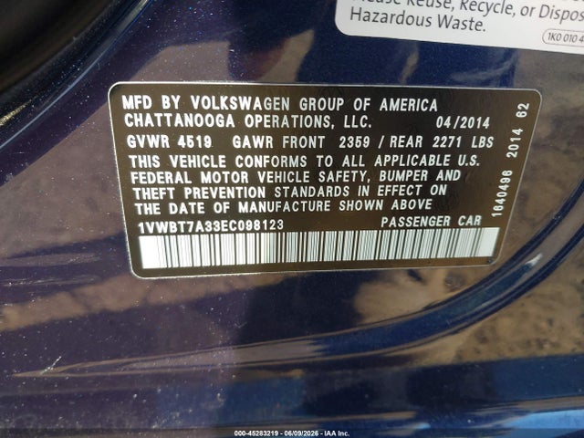 Volkswagen Passat 1.8t Se