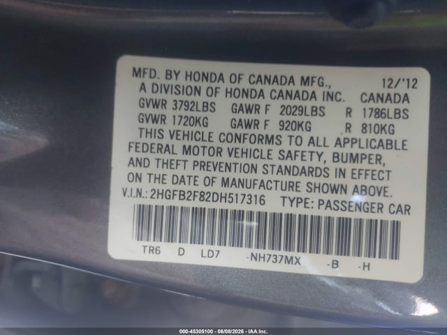 Honda Civic Ex