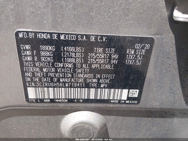 Honda HR-V Awd Ex