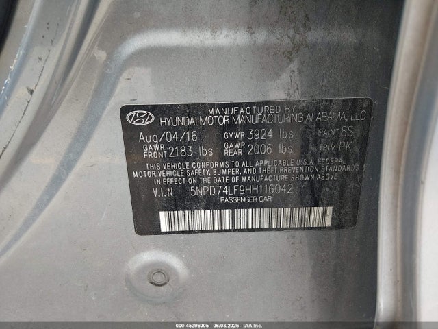 Hyundai ELANTRA Se