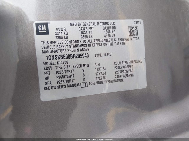 Chevrolet Tahoe Lt