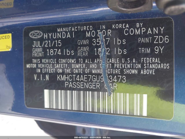 Hyundai ACCENT Se
