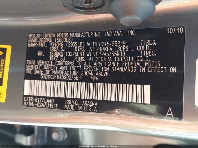 Toyota Highlander Limited V6