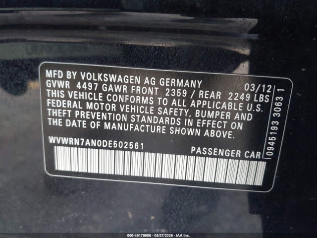 Volkswagen CC 2.0t Lux