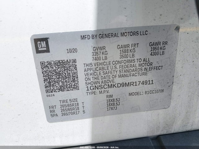 Chevrolet Tahoe 2wd Ls