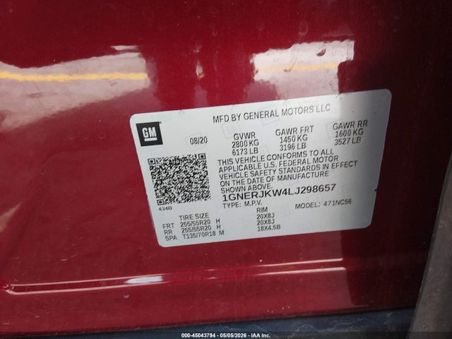 Chevrolet Traverse Fwd Rs