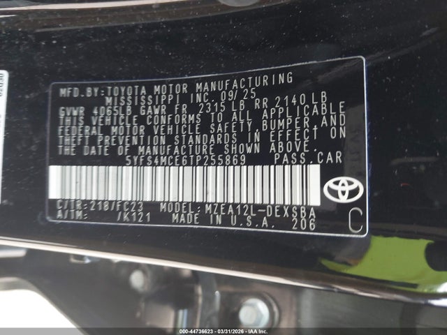 Toyota Corolla Se