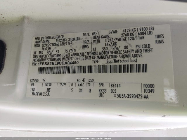Ford E-350 Xlt