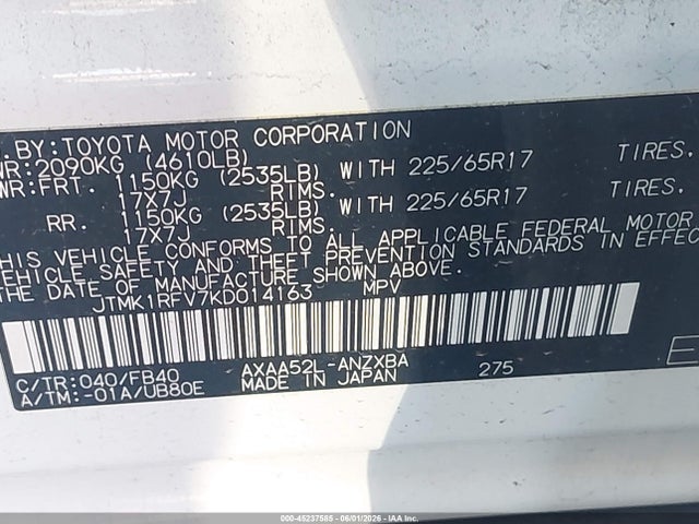 Toyota RAV4 Le