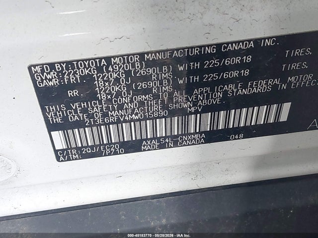 Toyota RAV4 Xse