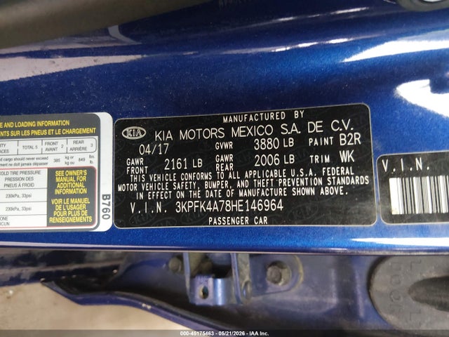 Kia Forte Lx