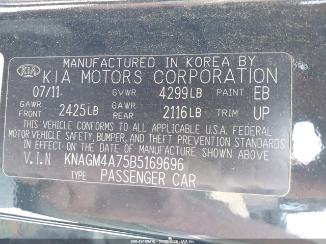 Kia Optima Lx