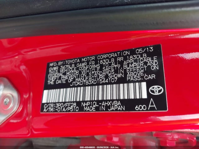 Toyota Prius c Two