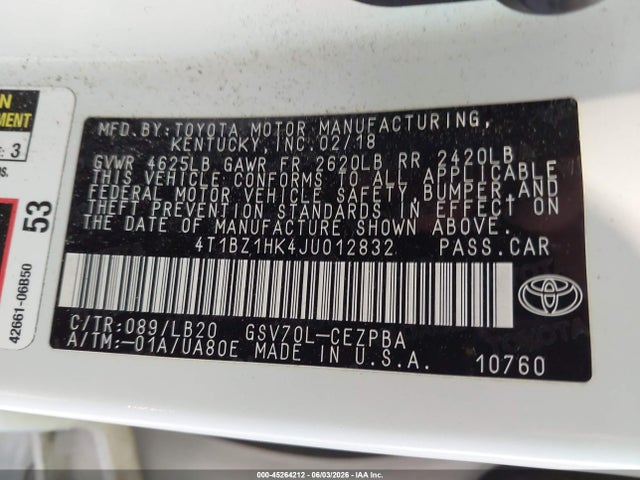 Toyota Camry Xse V6