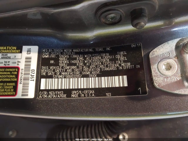 Toyota Tundra Grade 4.6l V8