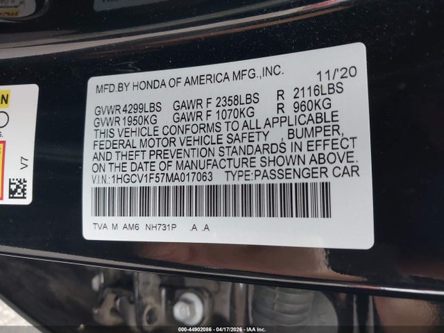Honda Accord Ex-l