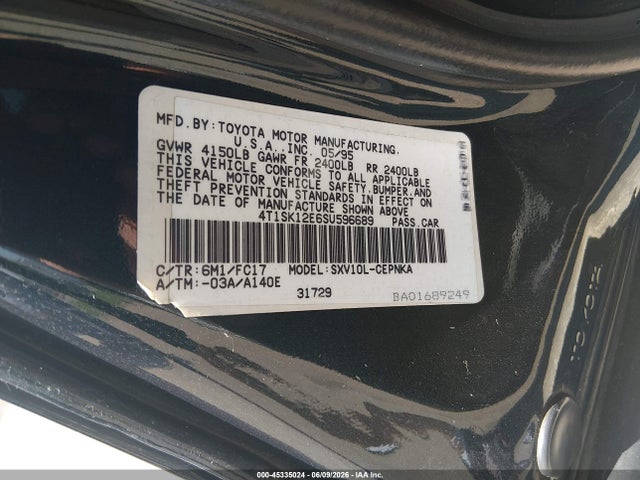 Toyota Camry Le