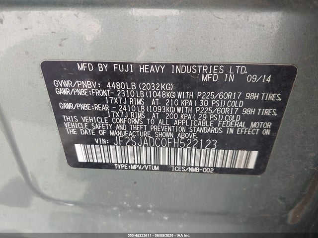 Subaru Forester 2.5i Premium
