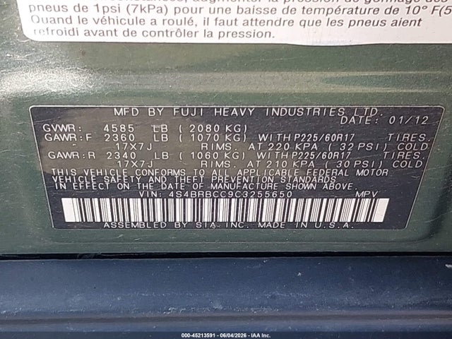 Subaru Outback 2.5i Premium