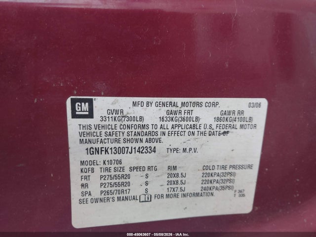 Chevrolet Tahoe Ltz
