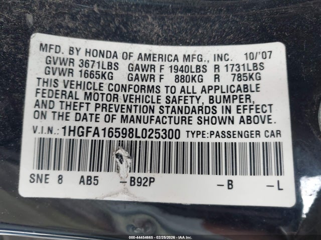 Honda Civic Lx