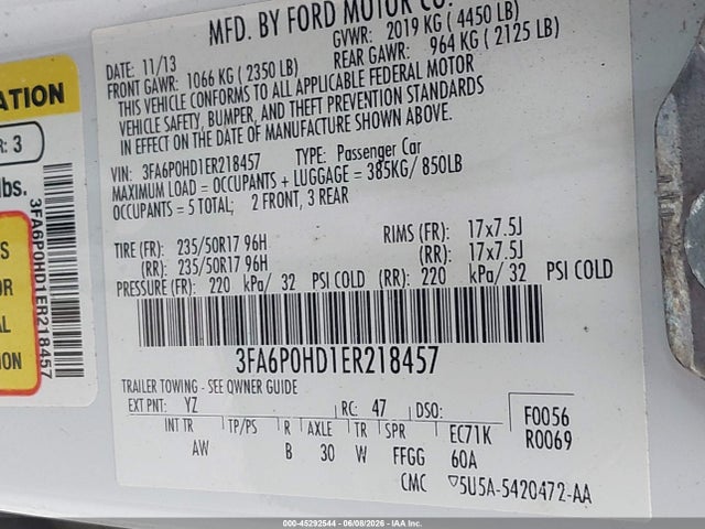 Ford Fusion Se