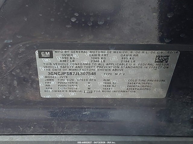 Chevrolet Trax Lt