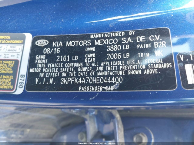 Kia Forte Lx