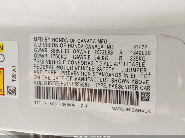 Honda Civic Sport