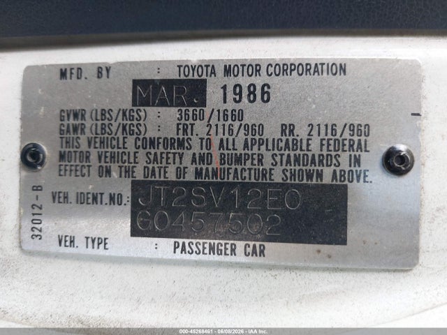 Toyota Camry Dlx
