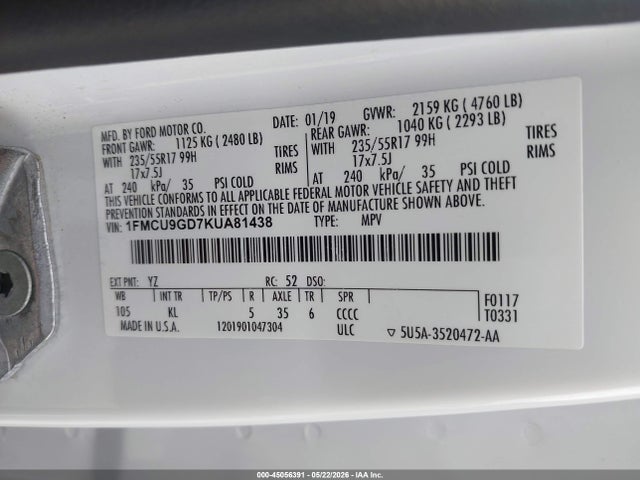 Ford Escape Se