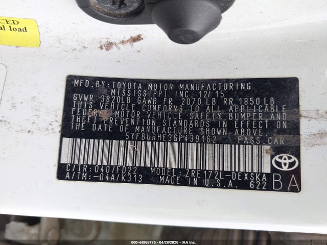 Toyota Corolla S Plus