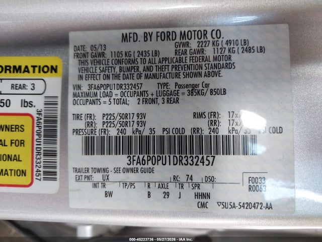 Ford Fusion Se Luxury