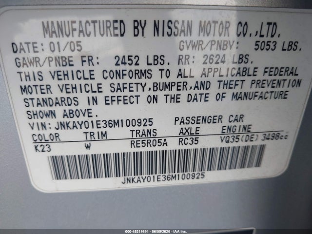 INFINITI M35 Sport