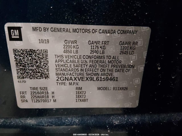 Chevrolet Equinox Awd Lt 2.0l Turbo