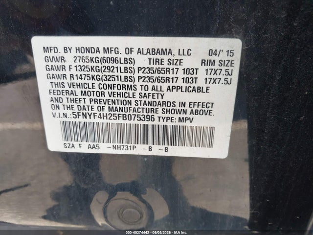 Honda Pilot Lx