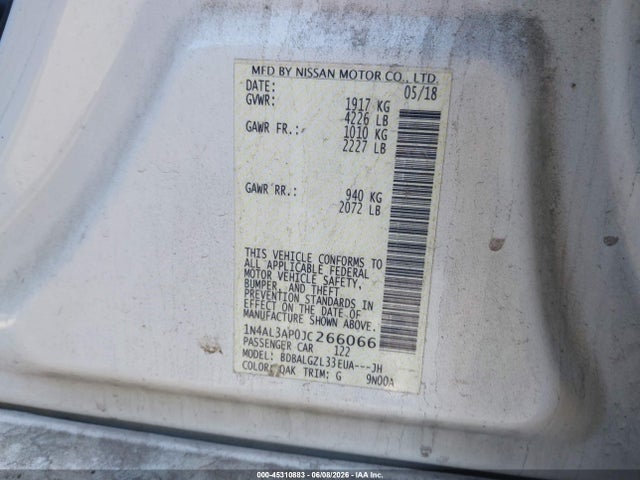 Nissan Altima 2.5 S