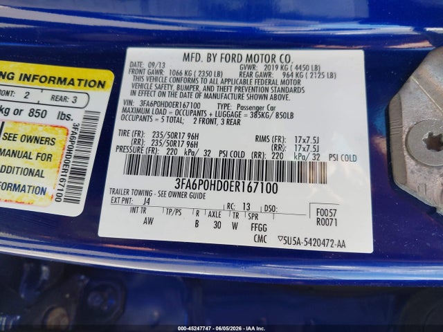 Ford Fusion Se