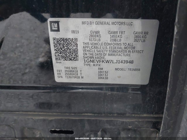 Chevrolet Traverse Awd Ls